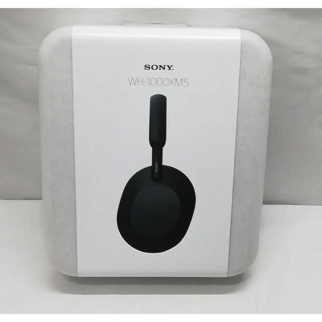 【正規通販】 未使用 SONY WH-1000XM5 ブラック ② ヘッドフォン/イヤフォン