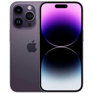 アップル(Apple)のほぼ新品 iphone14pro 256GB ディープパープル SIMフリー(スマートフォン本体)