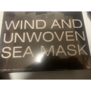 ☆WIND AND SEA UNWOVEN MASK 1箱50枚入り