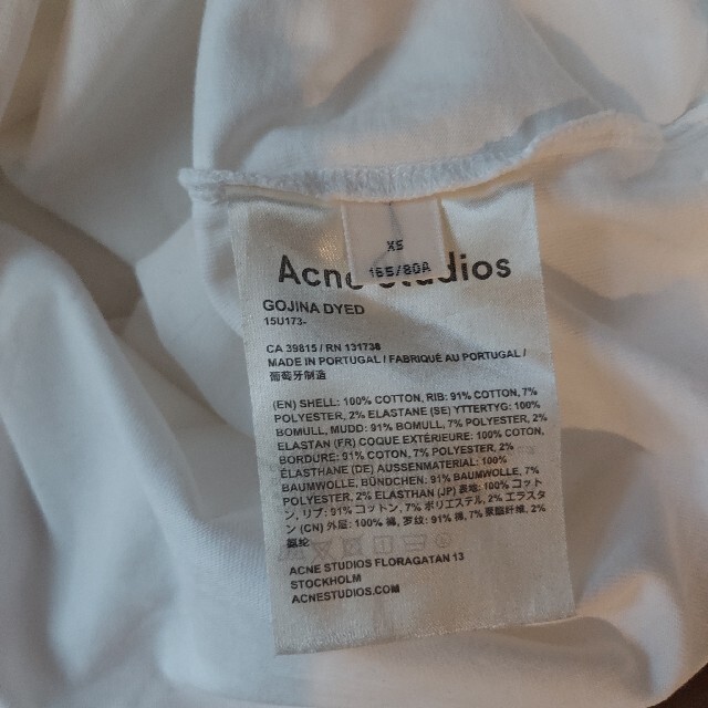 Acne Studios(アクネストゥディオズ)のAcne Studios☆ロゴ入りTシャツ メンズのトップス(Tシャツ/カットソー(半袖/袖なし))の商品写真