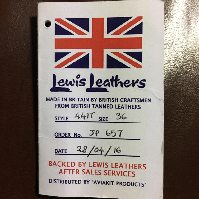 Lewis Leathers(ルイスレザー)のlewisleathers ルイスレザー サイクロン 36 メンズのジャケット/アウター(レザージャケット)の商品写真