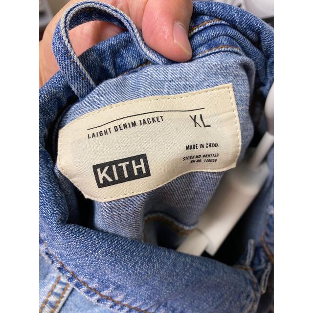 Supreme(シュプリーム)のKITH LAIGHT DENIM JACKET メンズのジャケット/アウター(Gジャン/デニムジャケット)の商品写真