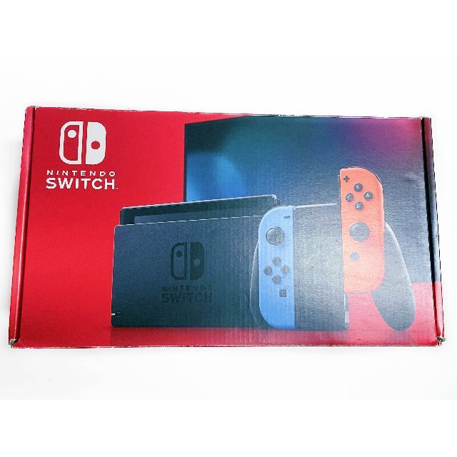 液晶綺麗 新型 NINTENDO 任天堂 スイッチ Switch ブルーレッド