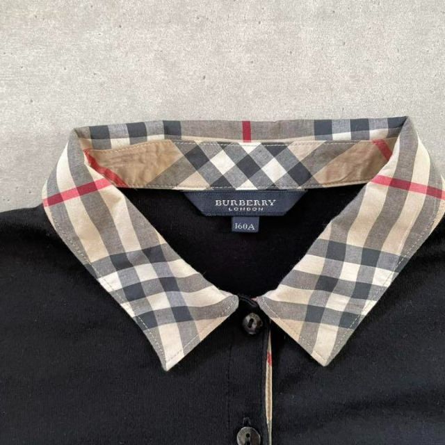 BURBERRY(バーバリー)のバーバリーロンドン BURBERRY シャツ レディース ブラック 160A レディースのトップス(シャツ/ブラウス(長袖/七分))の商品写真