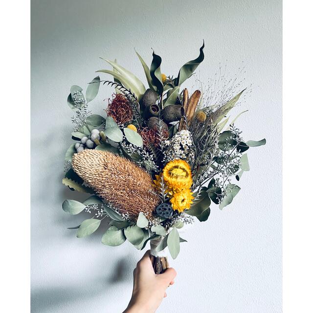 natural  bouquet no.390 ハンドメイドのフラワー/ガーデン(ドライフラワー)の商品写真