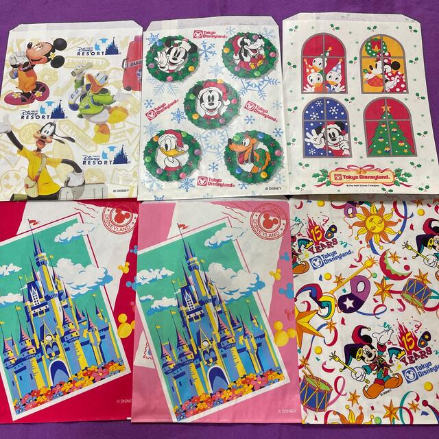 Disney(ディズニー)のディズニーランド　初期　紙袋　セット インテリア/住まい/日用品のオフィス用品(ラッピング/包装)の商品写真