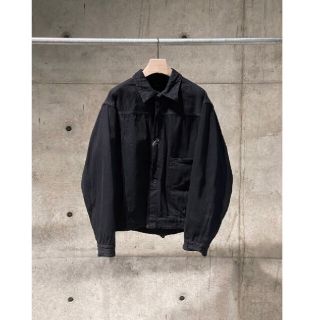 新古 21aw comoli コモリ デニムジャケット 4 黒 heugn