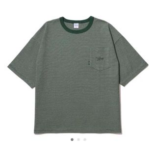 アイコス(IQOS)のkeboz ボーダーポケットTシャツ　M(Tシャツ/カットソー(七分/長袖))