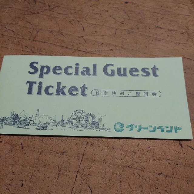 ひろちゃん専用　グリーンチケット チケットの施設利用券(遊園地/テーマパーク)の商品写真