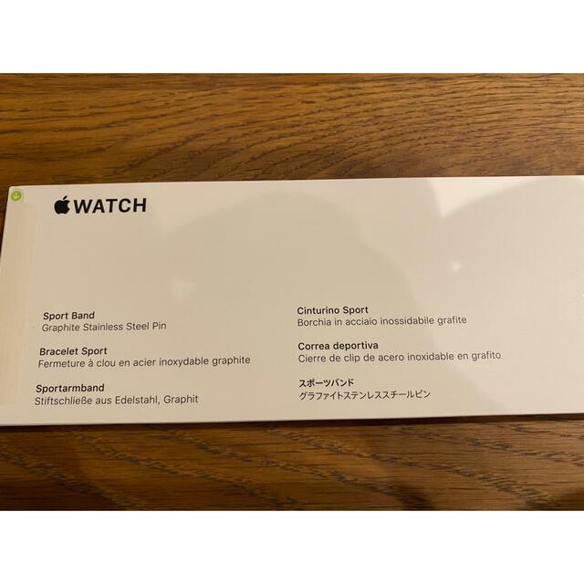 Apple(アップル)の純正　Apple Watch スポーツバンド　ミッドナイト　41mm  メンズの時計(ラバーベルト)の商品写真