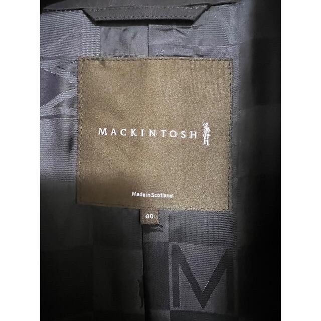 MACKINTOSH(マッキントッシュ)のマッキントッシュ　トレンチコート　ブラック　美品 メンズのジャケット/アウター(トレンチコート)の商品写真