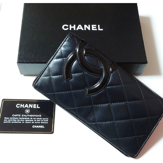 CHANEL(シャネル)の【CHANEL】シャネル カンボンライン　長財布　マトラッセ レディースのファッション小物(財布)の商品写真