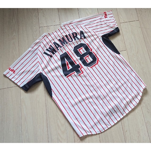 【レア】ヤクルト スワローズ 岩村 ホーム ユニフォーム ゼット フリー XL