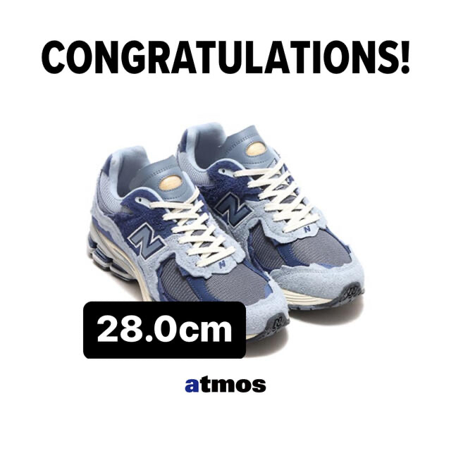 New Balance M2002RDI GRAY BLUE 28cm