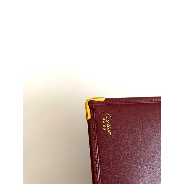 S3☆ 未使用 Cartier カルティエ 札入れ 財布カード ケースボルドー