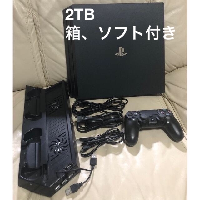 PS4 Pro 2TB CUH-7200C B01 JetBlack ＋ソフト