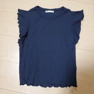 ザラ(ZARA)のZARA　フリルTシャツ(Tシャツ/カットソー)