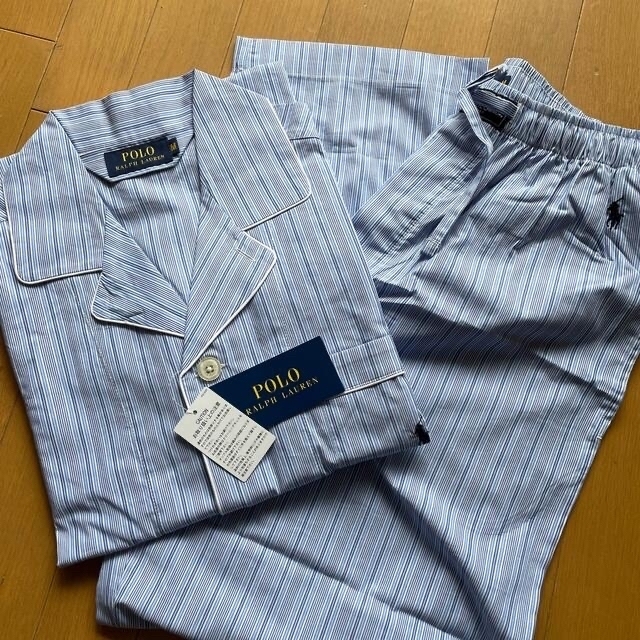 POLO RALPH LAUREN - ラルフローレン 長袖 パジャマ メンズ ブルー M ...