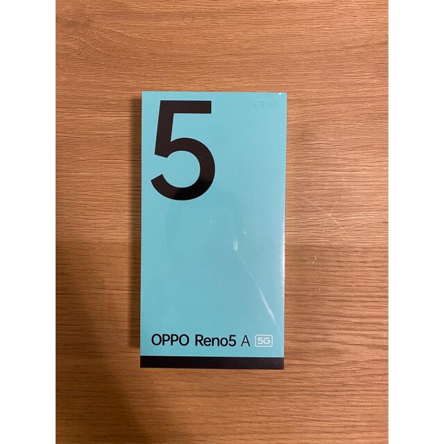 【新品未開封】OPPO Reno5 A ブラック Ymobileスマホ/家電/カメラ