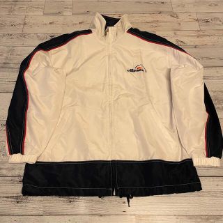 エレッセ(ellesse)の希少 ellesse ロゴ バイカラー ヴィンテージ ナイロン ジャケット(ナイロンジャケット)