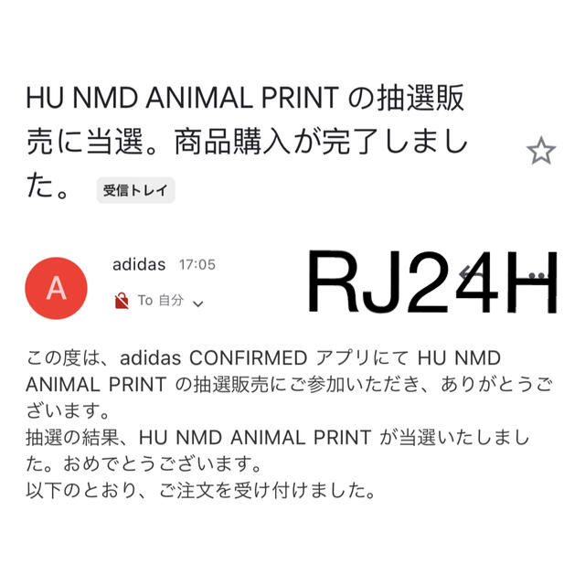 adidas(アディダス)の激レア!!新品/未使用 adidas HU NMD ANIMAL PRINT  メンズの靴/シューズ(スニーカー)の商品写真