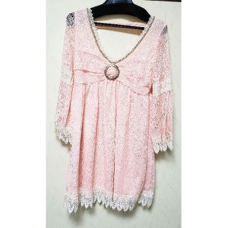 セシルマクビー(CECIL McBEE)のCECIL McBEE セシルマクビー ブラウス 七分袖 試着のみ M 美品(シャツ/ブラウス(長袖/七分))