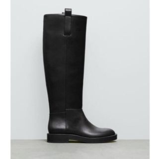 ザラ(ZARA)の新品未使用　zara ザラ　乗馬用デザインブーツ　ブラック　39 ブラック(ブーツ)