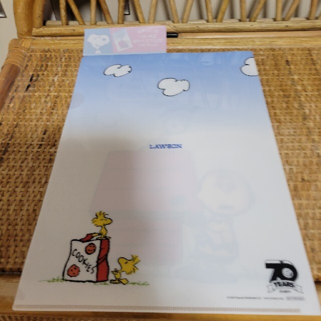 SNOOPY(スヌーピー)のスヌーピーのクリアファイル エンタメ/ホビーのアニメグッズ(クリアファイル)の商品写真