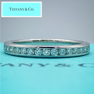 ティファニー(Tiffany & Co.)のTIFFANYティファニー  Pt950  エタニティリング　8号位、ケースあり(リング(指輪))