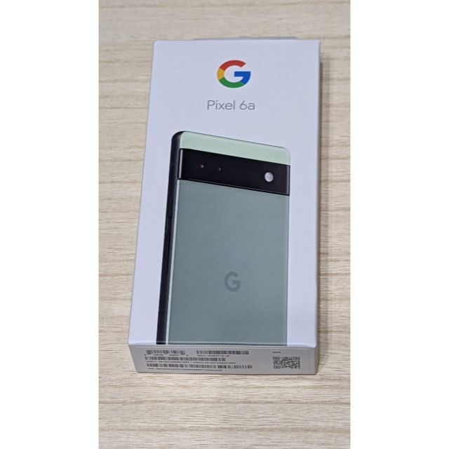 Google Pixel(グーグルピクセル)のGoogle Pixel 6a Sage セージ 128 GB SIMフリー スマホ/家電/カメラのスマートフォン/携帯電話(スマートフォン本体)の商品写真