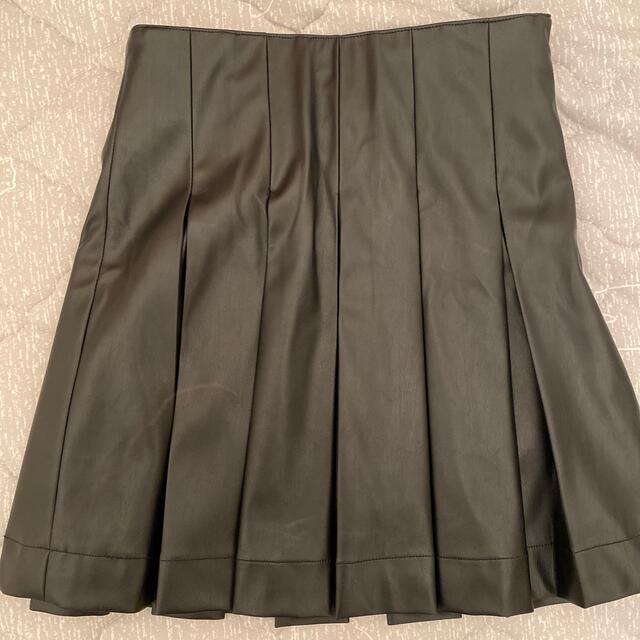 JEANASIS(ジーナシス)のJEANASIS レザープリーツスカート レディースのスカート(ミニスカート)の商品写真