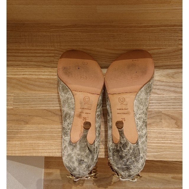 Alexander McQueen(アレキサンダーマックイーン)のAlexander Mcqueen チェーン パンプス レディースの靴/シューズ(ハイヒール/パンプス)の商品写真