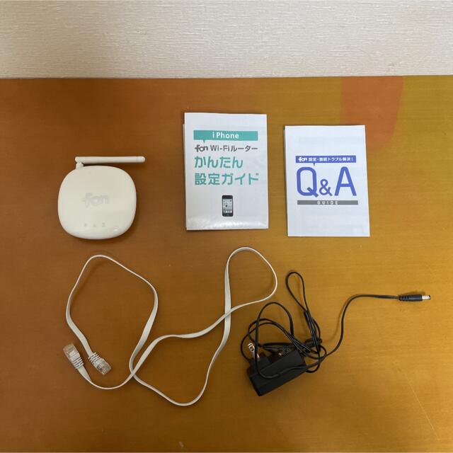 fon wifi ルーター 説明書付き スマホ/家電/カメラのPC/タブレット(PC周辺機器)の商品写真