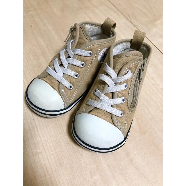 CONVERSE(コンバース)の◆ コンバース オールスター キッズスニーカー キッズ シューズ 14 ベージュ キッズ/ベビー/マタニティのベビー靴/シューズ(~14cm)(スニーカー)の商品写真