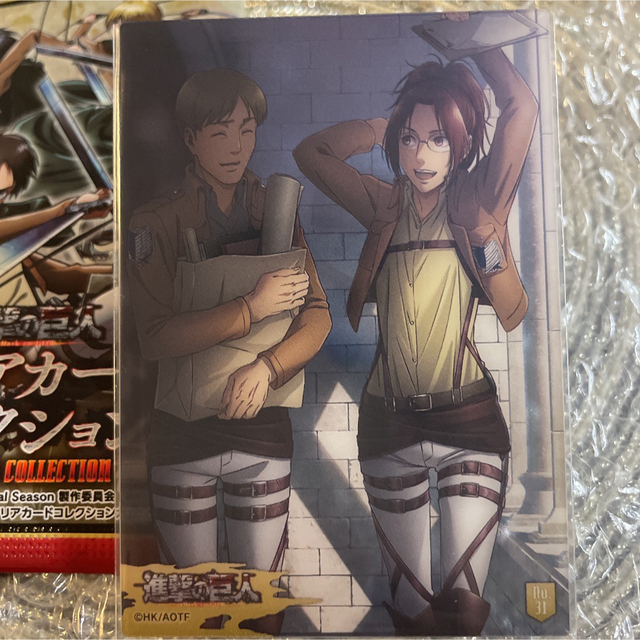 進撃の巨人 セリア Seria クリアカード まとめ売り スリーブ付き