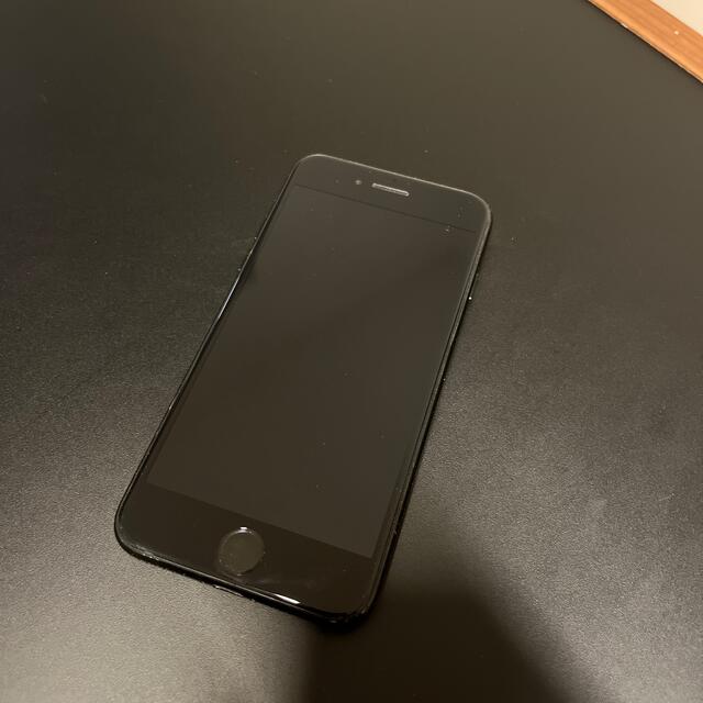 iPhone7 128GB ジェットブラック　SIMフリースマートフォン/携帯電話
