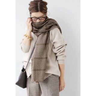 ドゥーズィエムクラス(DEUXIEME CLASSE)の【ALONPI CASHMERE / アロンピ カシミア】チェックストール(ストール/パシュミナ)