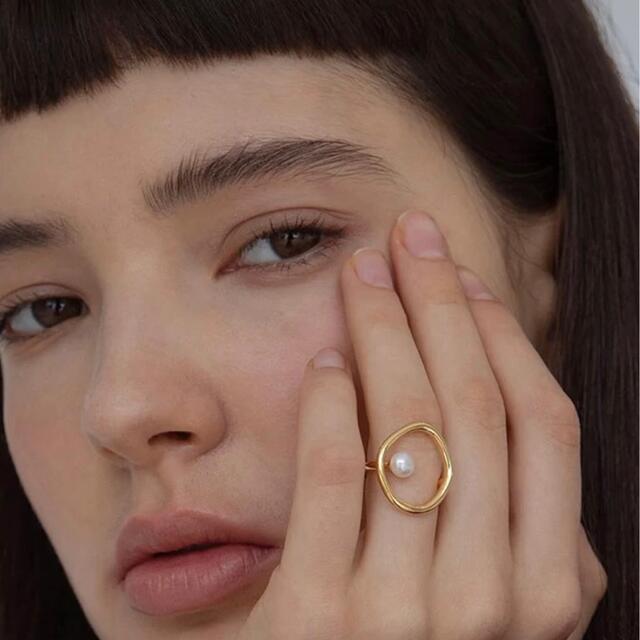 ZARA(ザラ)のOBAL Pearl RING 【Silver925】 ハンドメイドのアクセサリー(リング)の商品写真