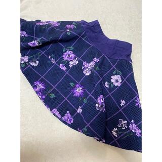 アナスイミニ(ANNA SUI mini)の美品　アナスイミニ　120サイズ　フォーマル　スカート　花柄(スカート)