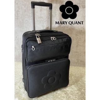 マリークワント(MARY QUANT)の【☆極希少☆】MARYQUANT デイジー キャリーバッグ ブラック(スーツケース/キャリーバッグ)