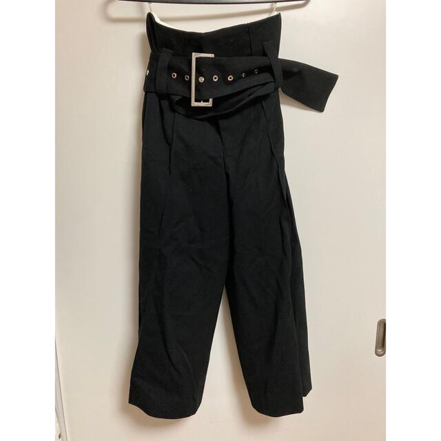 美品】セリーヌ CELINE フィービーファイロ ベルト付き ワイドパンツ