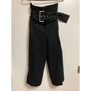 セフィーヌ(CEFINE)の【美品】セリーヌ CELINE フィービーファイロ ベルト付き ワイドパンツ (カジュアルパンツ)