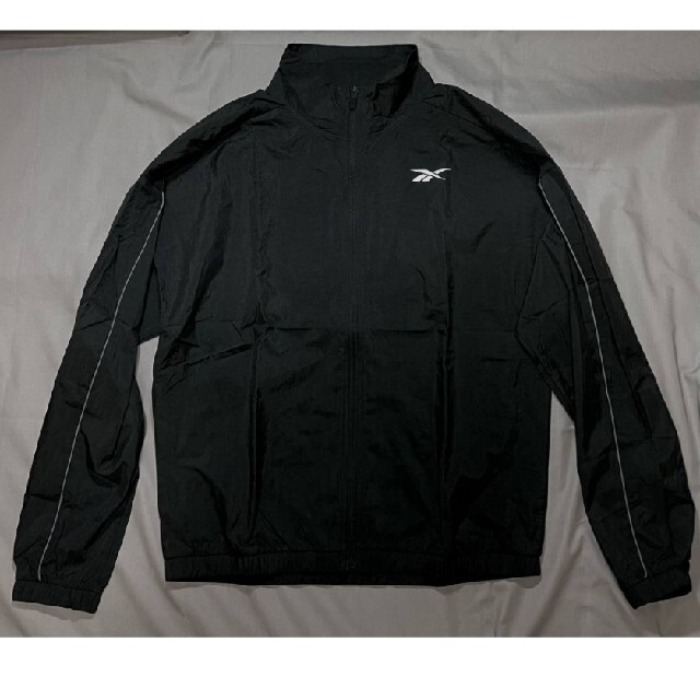リーボック ゲームシャツ 黒 メンズ ナイロン 2XL  長袖 ジャケット