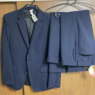 アオヤマ(青山)のスーツ　2パンツ　青山 MODA RITORNO  セットアップ　紺色　ネイビー(セットアップ)