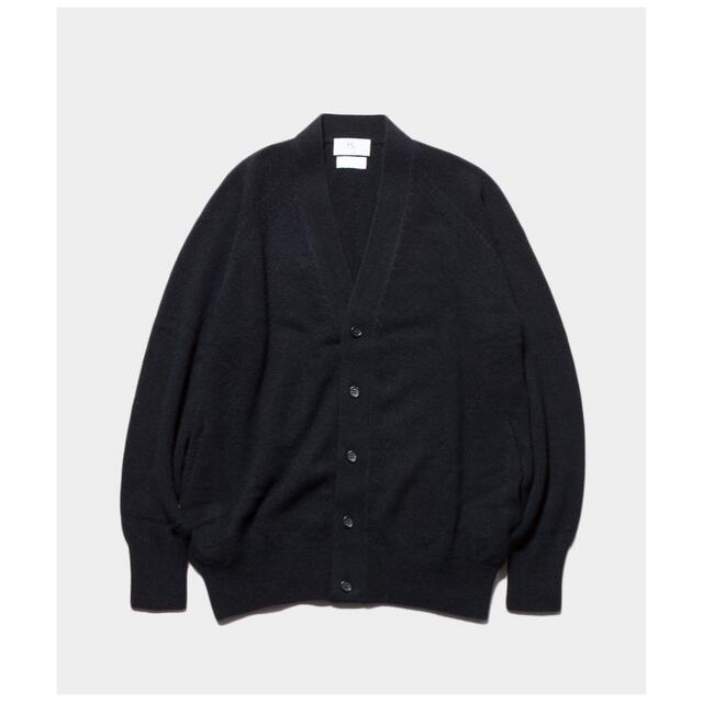 COMOLI(コモリ)のHERILL Whole garment cashmere cardigan メンズのトップス(カーディガン)の商品写真