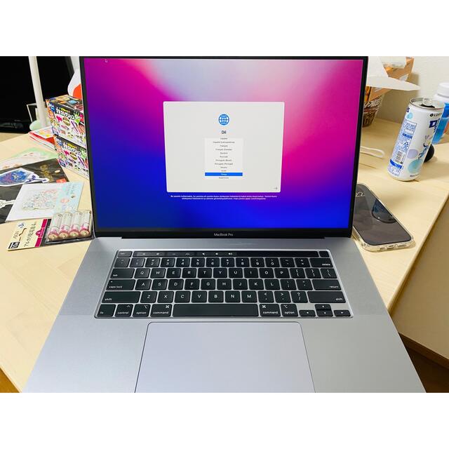 macbook pro 16インチ 2019 usキーボード、アップルケア付き