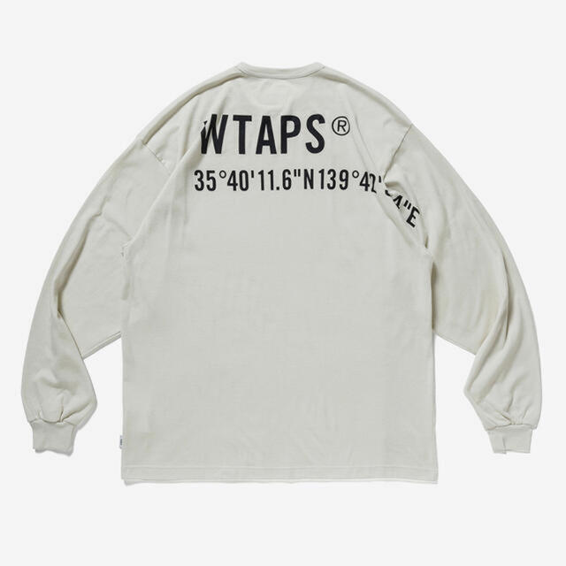 トップスwtaps WTAPS ロングスリーブ　Tシャツ　ホワイト　Lサイズ