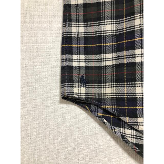 90s ポロ ラルフローレン BIG OXFORD SHIRT シャツ M 開襟