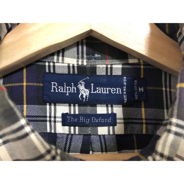 POLO RALPH LAUREN(ポロラルフローレン)の90s ポロ ラルフローレン BIG OXFORD SHIRT シャツ M 開襟 メンズのトップス(シャツ)の商品写真