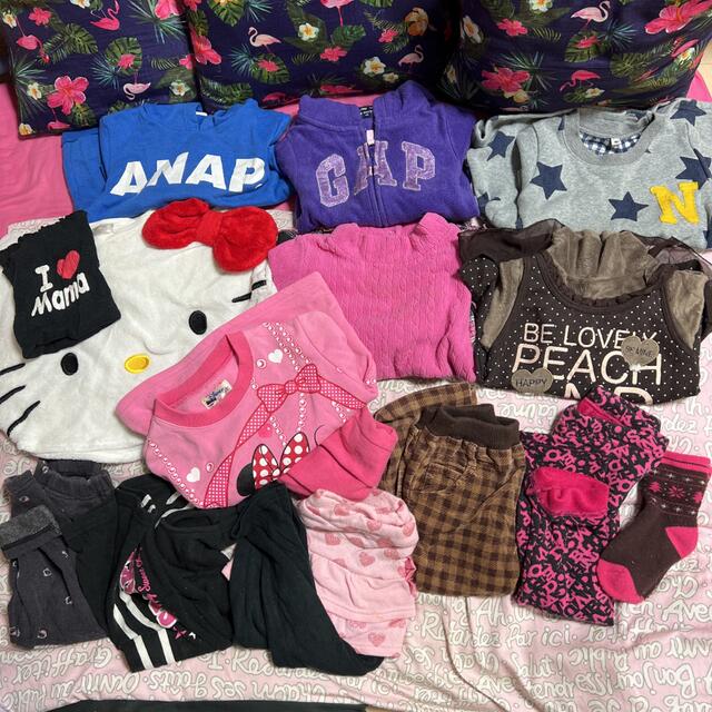 GAP Kids(ギャップキッズ)の19.キッズ100cm ANAP パーカーＧＡＰ　冬服　パジャマ　12点セット キッズ/ベビー/マタニティのキッズ服女の子用(90cm~)(Tシャツ/カットソー)の商品写真